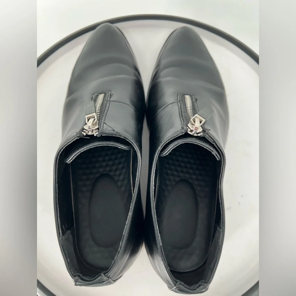 GIUSEPPE ZANOTTI‎ ITALIAN BLACK LEATHER SHOES